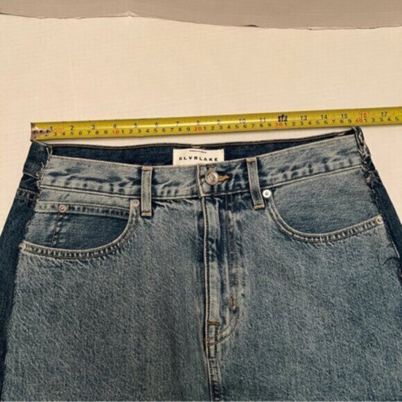 SLVRLAKE BNWOT Re-Worked Mini Skirt -Great Divide Sz 27 - Picture 6 of 12